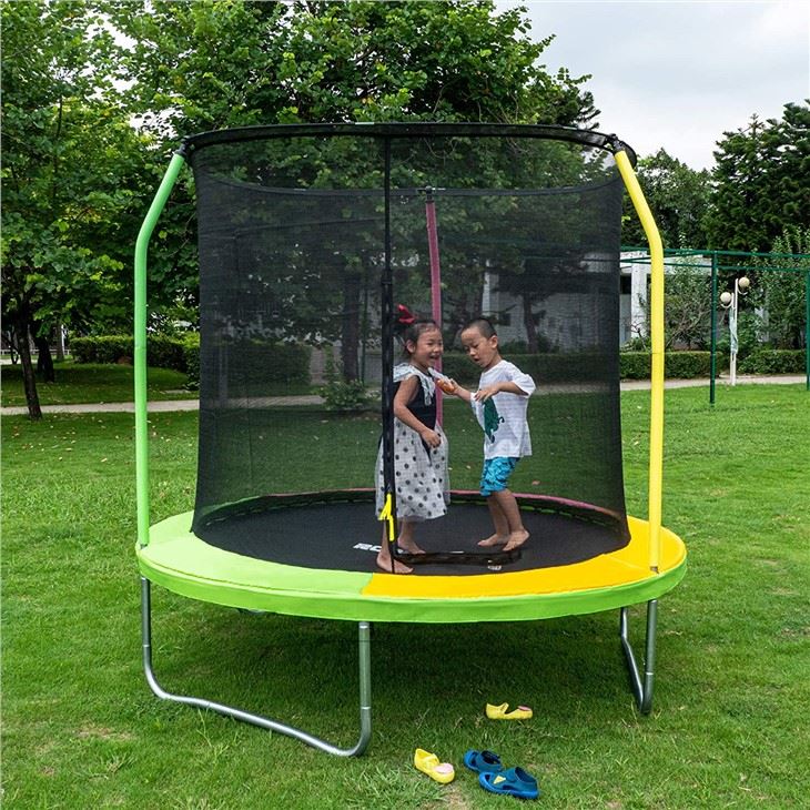 טרמפולינת גן 8FT עם רשת בטיחות